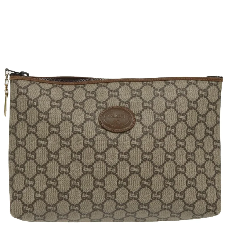 Handle bags with compact designs for portability -Gucci  Canvas Clutch Bag (Pre-Owned)