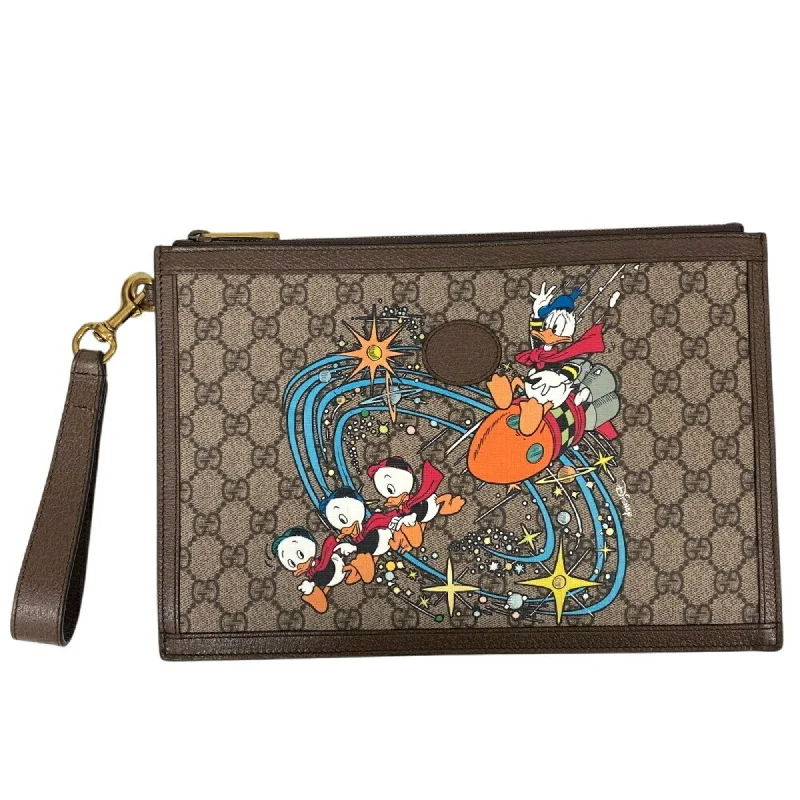 Waterproof handle bags ideal for rainy weather -Gucci  Pvc Leather Clutch Bag (Pre-Owned)