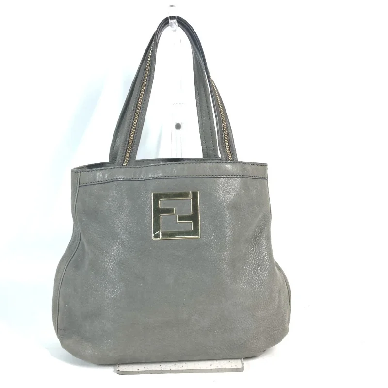 Handle bags with spacious pockets for travel -Fendi  Leather Shoulder Bag Tote Bag (Pre-Owned)