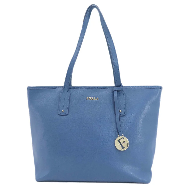 Handle bags with bold logos for branding -Furla  Pvc Tote Bag (Pre-Owned)