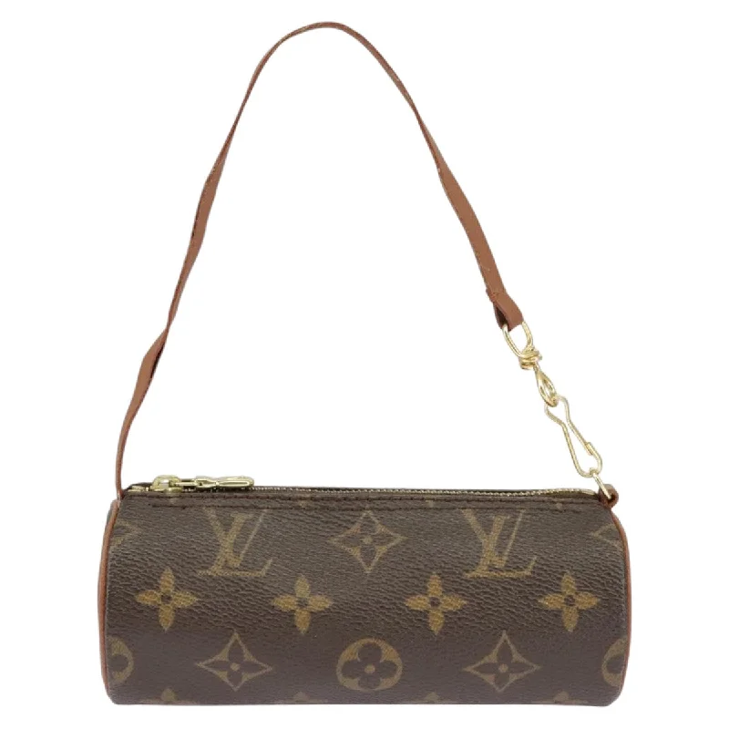 Handle bags with tropical prints for summer -Louis Vuitton Mini Baby Papillon  Canvas Clutch Bag (Pre-Owned)