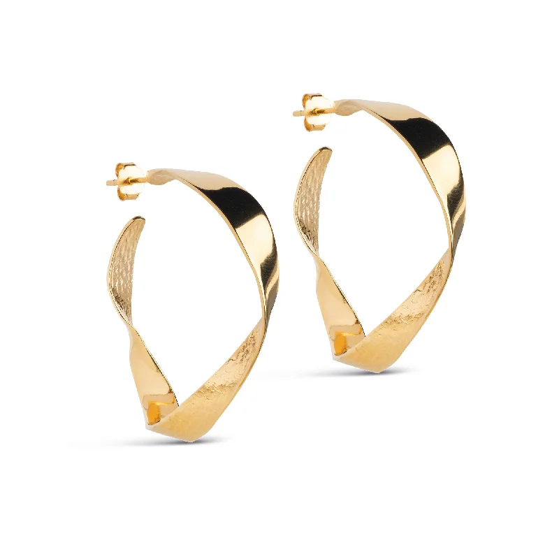 Best hoop earrings with geometric pendants for a modern, chic appeal-Hoops, Scarlet Large