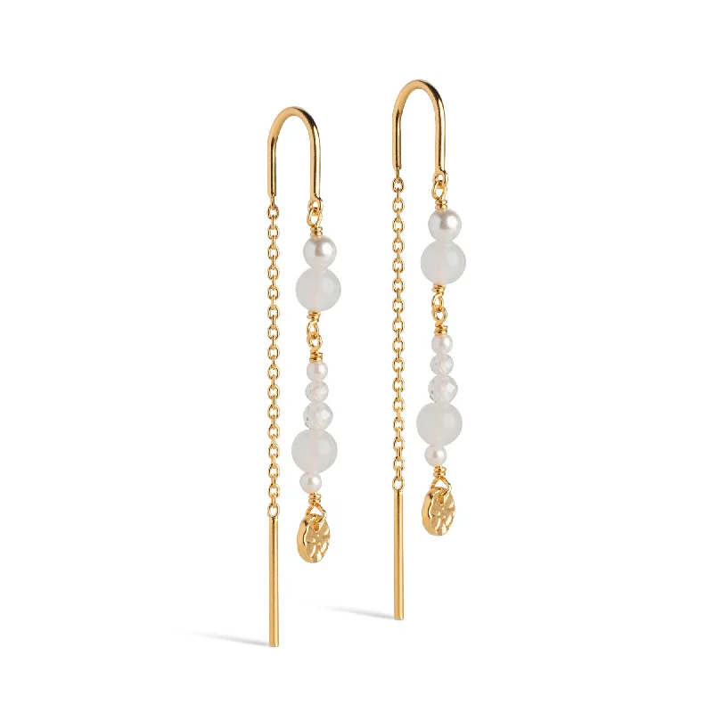 Hoop earrings with a matte finish for a sleek and sophisticated appearance-Earring, Sofia