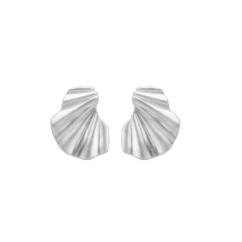 Best hoop earrings with twisted rope designs for a nautical-inspired style-Ørering, Wave