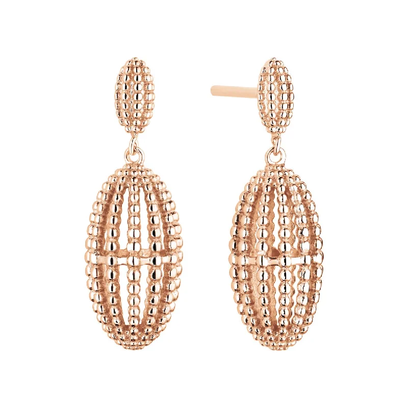 Best hoop earrings with geometric shapes for a modern and artistic appeal-Earrings JARDIN EXOTIQUE RO