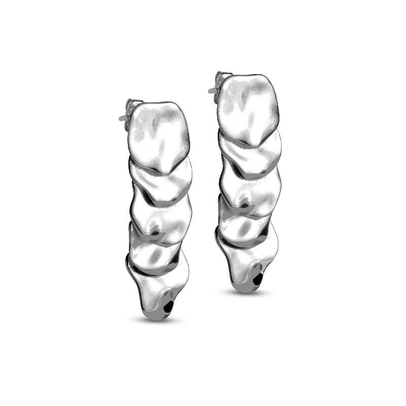 Hoop earrings with a chunky design for a bold and trendy statement-Earrings, Sahara