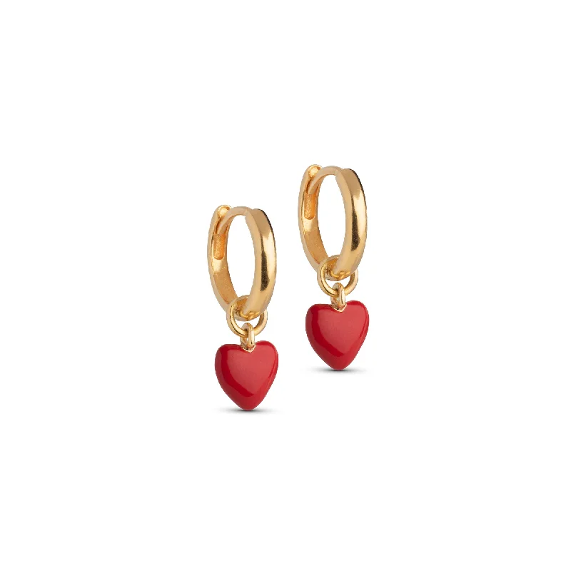 Hoop earrings with polished metal for a shiny and high-quality finish-Hoops, Amore