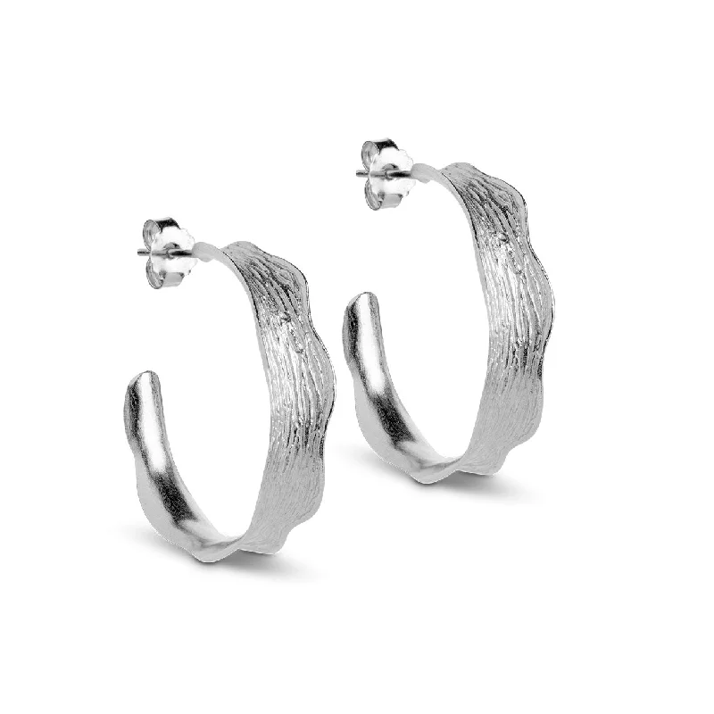 Best hoop earrings with geometric triangle shapes for a modern, chic design-Hoops, Ane Large