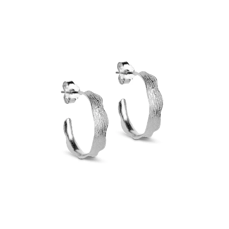 Best hoop earrings with crescent-shaped designs for a bold, moon-inspired style-Hoops, Ane Small