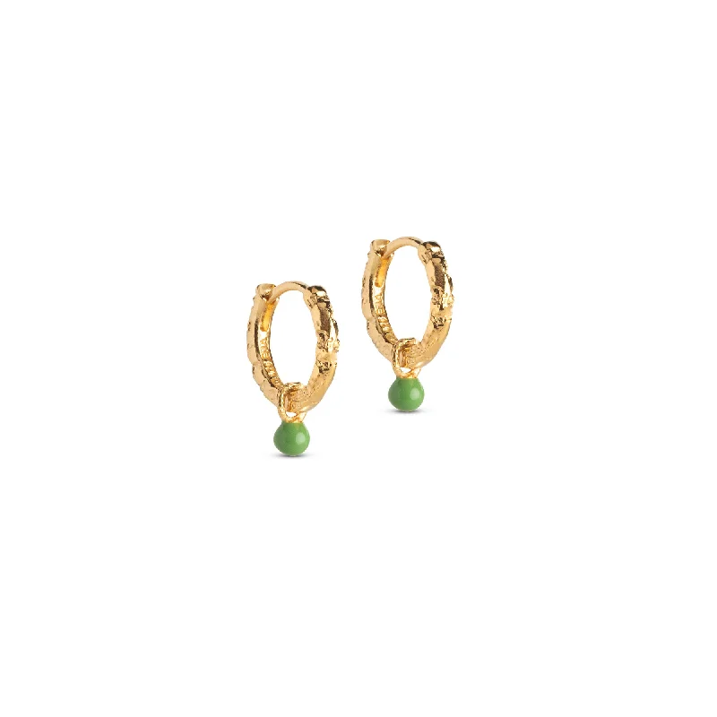 Hoop earrings with floral motifs for a feminine and nature-inspired look-Hoops, Belle