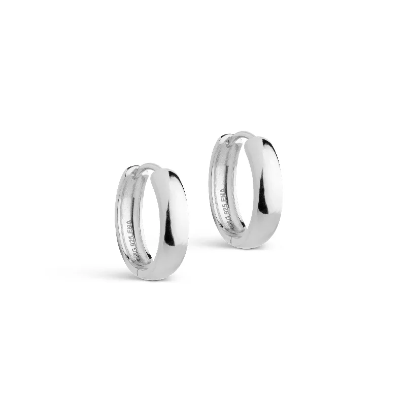 Best hoop earrings with matching bracelets for a coordinated jewelry set-Hoops, Classic Wide 20 mm