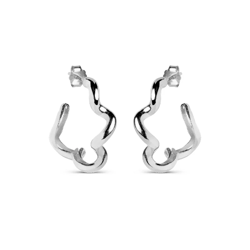 Best hoop earrings with custom designs for a personalized, unique accessory-Hoops, Curly