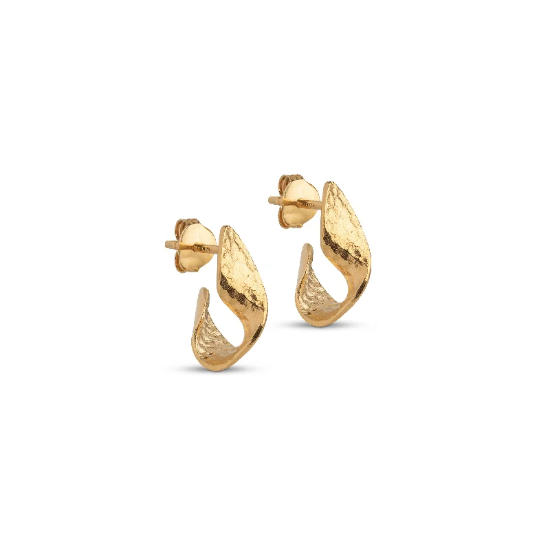 Best hoop earrings with snake chain details for a sleek and modern touch-Hoops, Daia