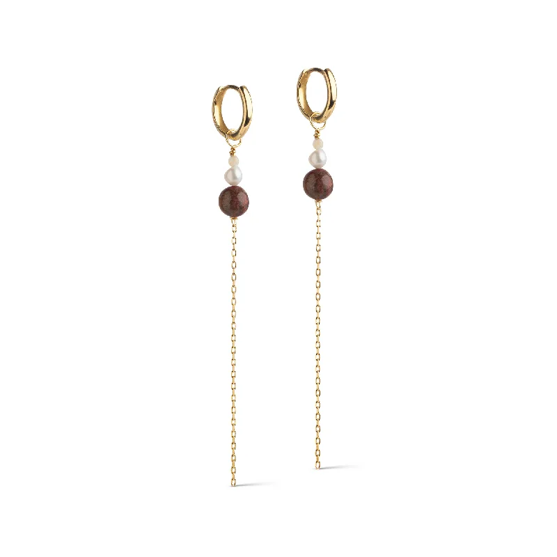 Hoop earrings with satin finishes for a smooth and elegant appearance-Hoops, Jana