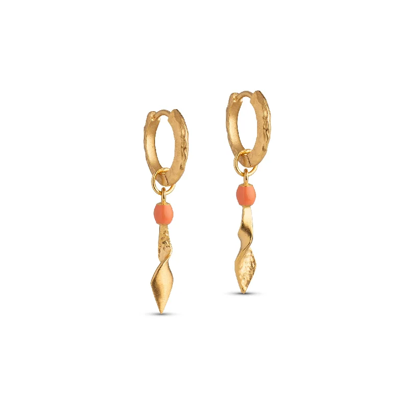 Hoop earrings with open designs for a modern, lighthearted vibe-Hoops, Moa