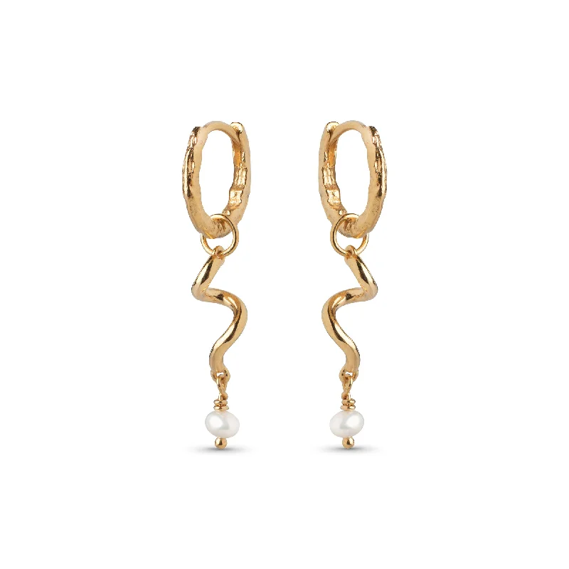 Hoop earrings with stacked layers for a bold and textured design-Hoops, Twist