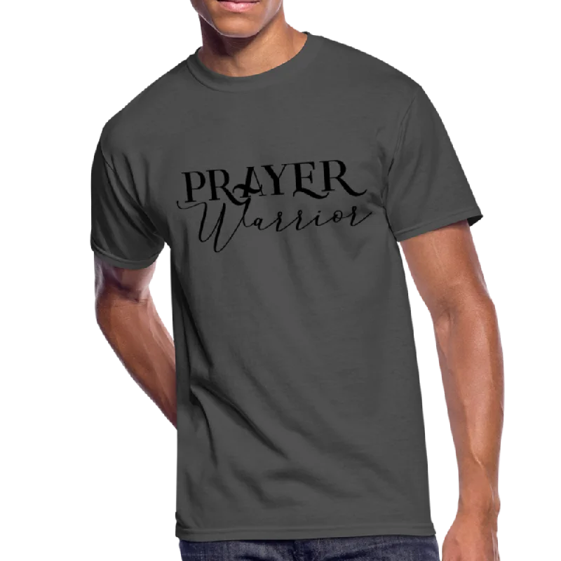 Stunning necklaces and pendants with ruby and diamond combinations for a luxurious effect-Uniquely You Mens T-Shirt - Sports Performance / Prayer Warrior Print - S0537