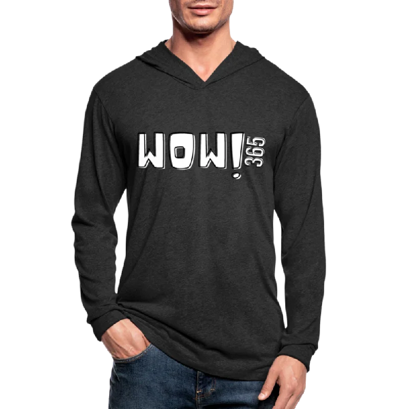 Graphic Hoodie, Black & White WoW 365 Tri-Blend Hooded Tee