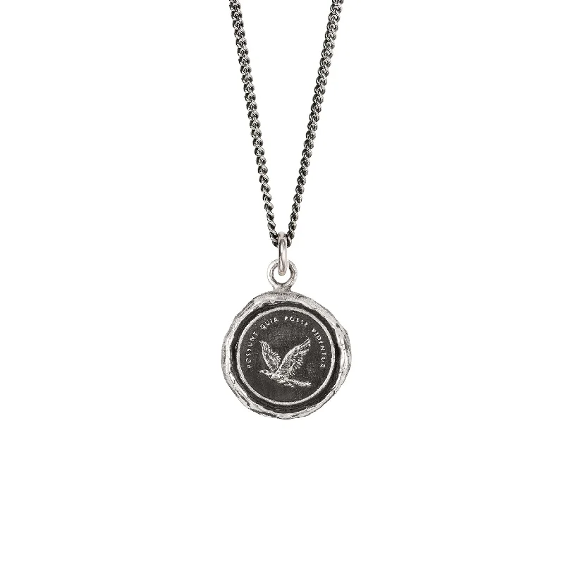 Unique necklaces and pendants with engraved messages for a sentimental gift-Believe You Can