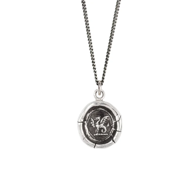 Best necklaces and pendants with silver chains for a sleek, timeless look-Dragon