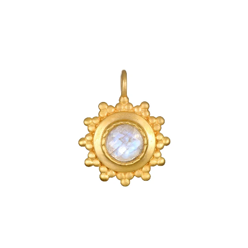 Best necklaces and pendants with glowing moonstone for an ethereal glow-Taryn Truly Protect Your Magic Charm