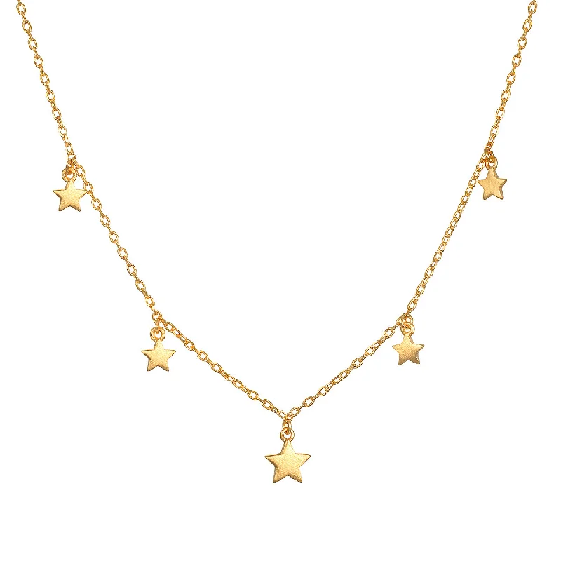 Stunning necklaces and pendants with ruby and diamond combinations for a luxurious effect-Stellar Journey Star Choker